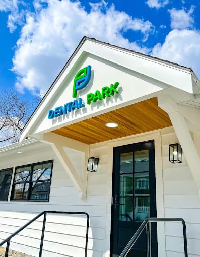 dentist dedham | entrance of dental park