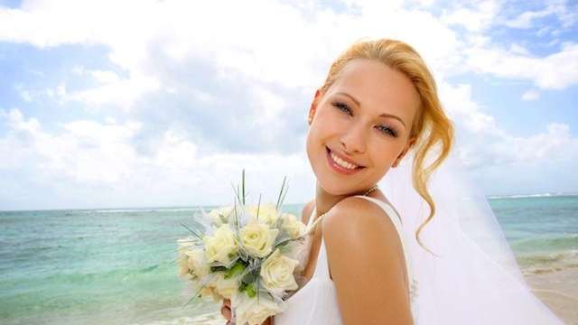 dental implants dedham | Smiling bride